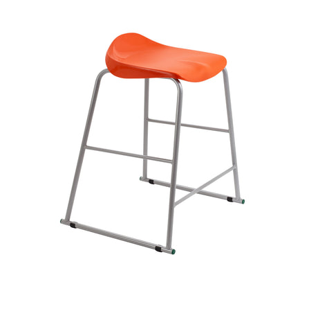 Titan Yellow Poly Lipped Stool -  685Mm High