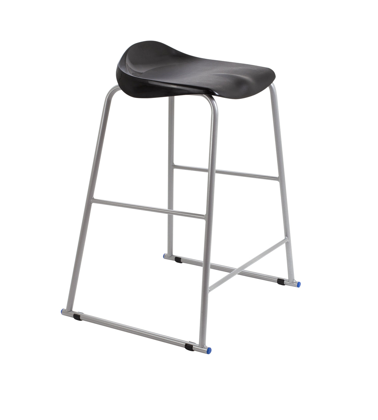 Titan Yellow Poly Lipped Stool -  685Mm High