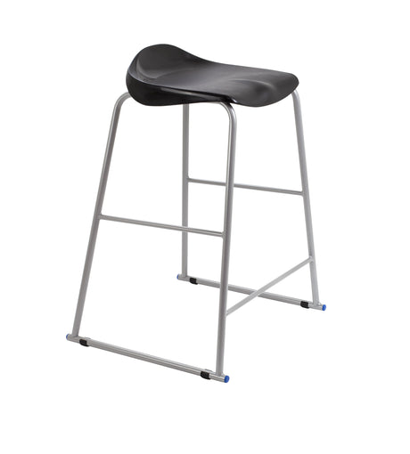 Titan Yellow Poly Lipped Stool -  685Mm High