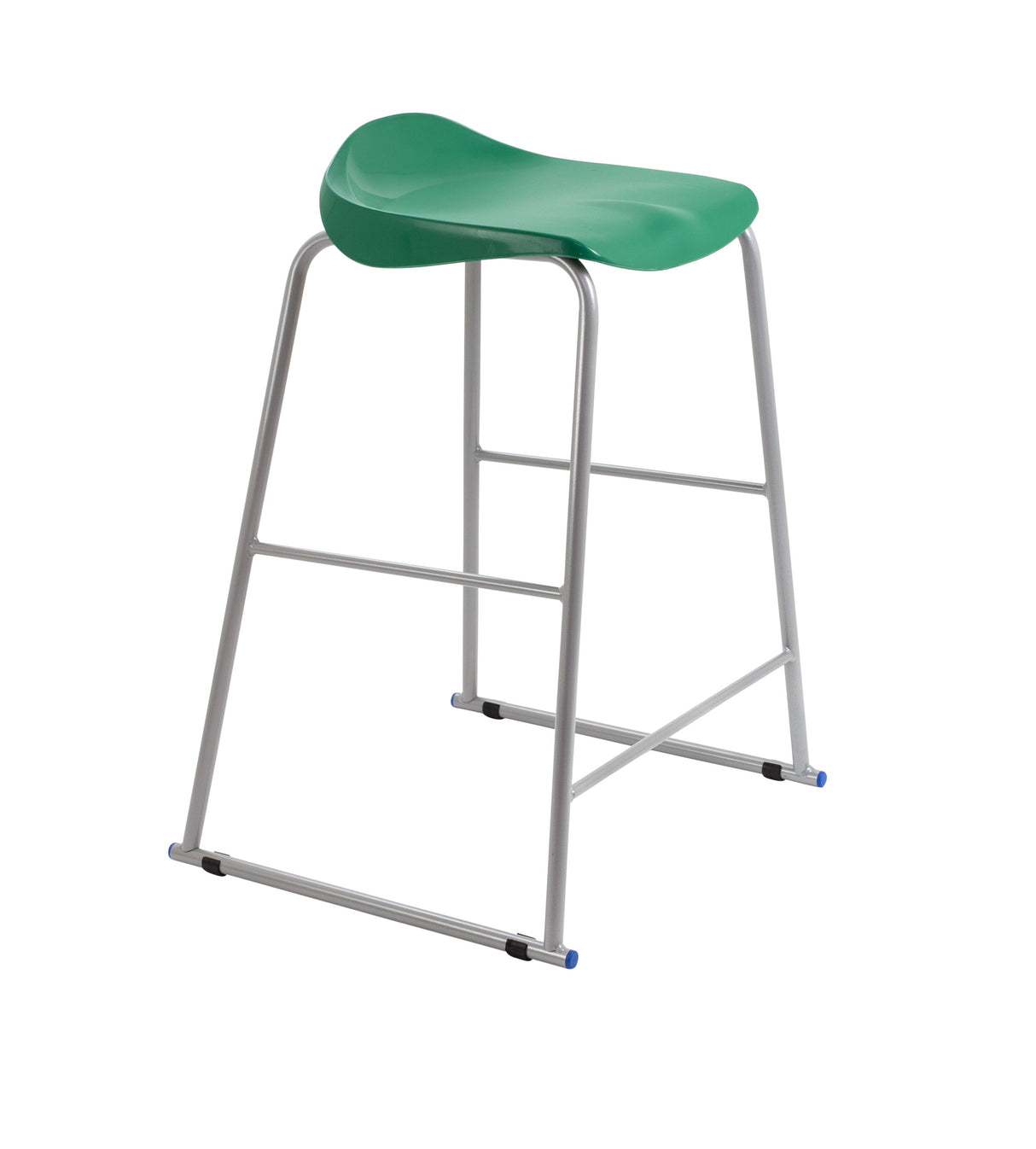 Titan Yellow Poly Lipped Stool -  685Mm High
