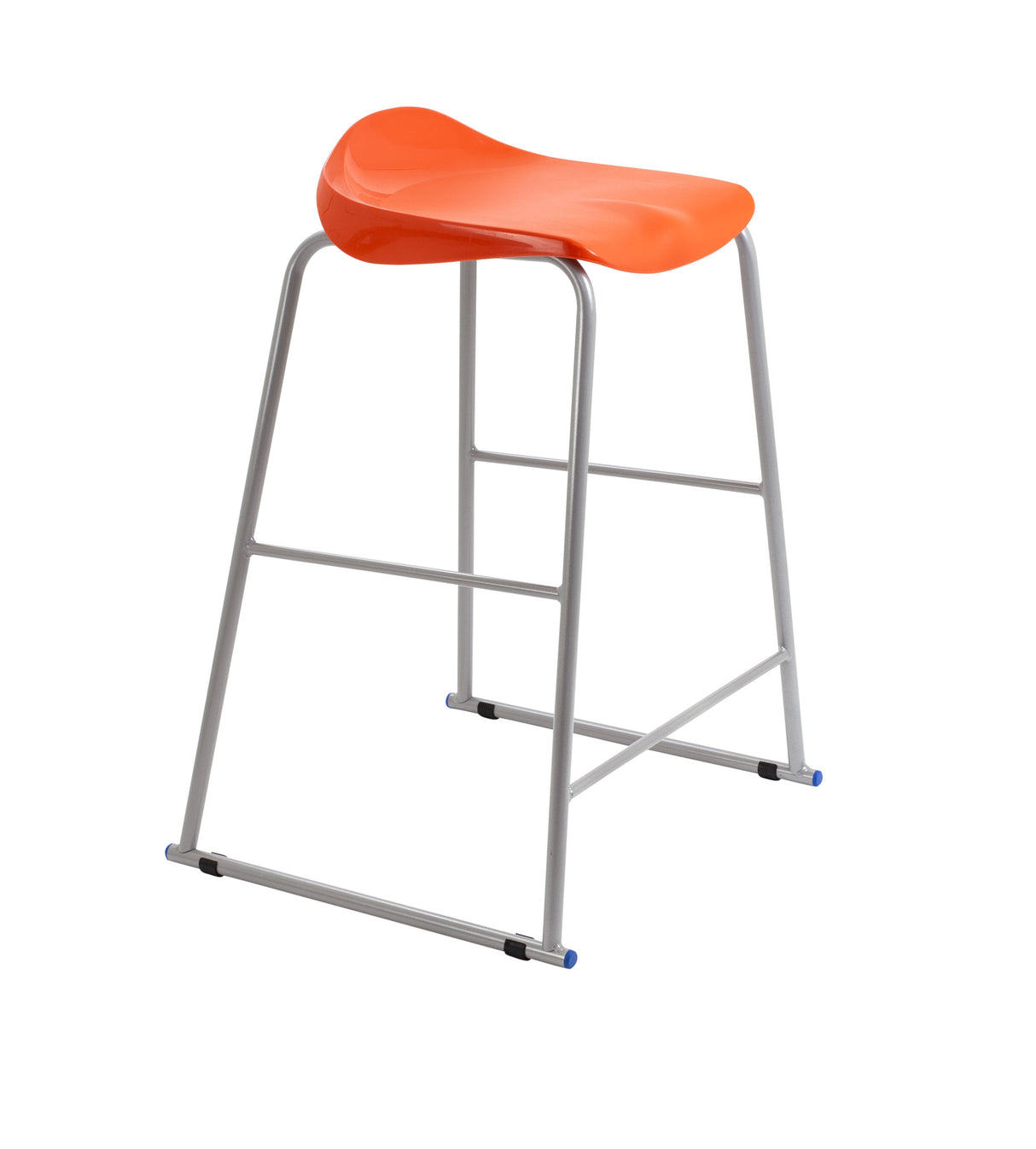 Titan Yellow Poly Lipped Stool -  685Mm High