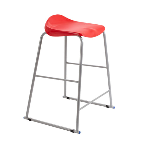 Titan Yellow Poly Lipped Stool -  685Mm High
