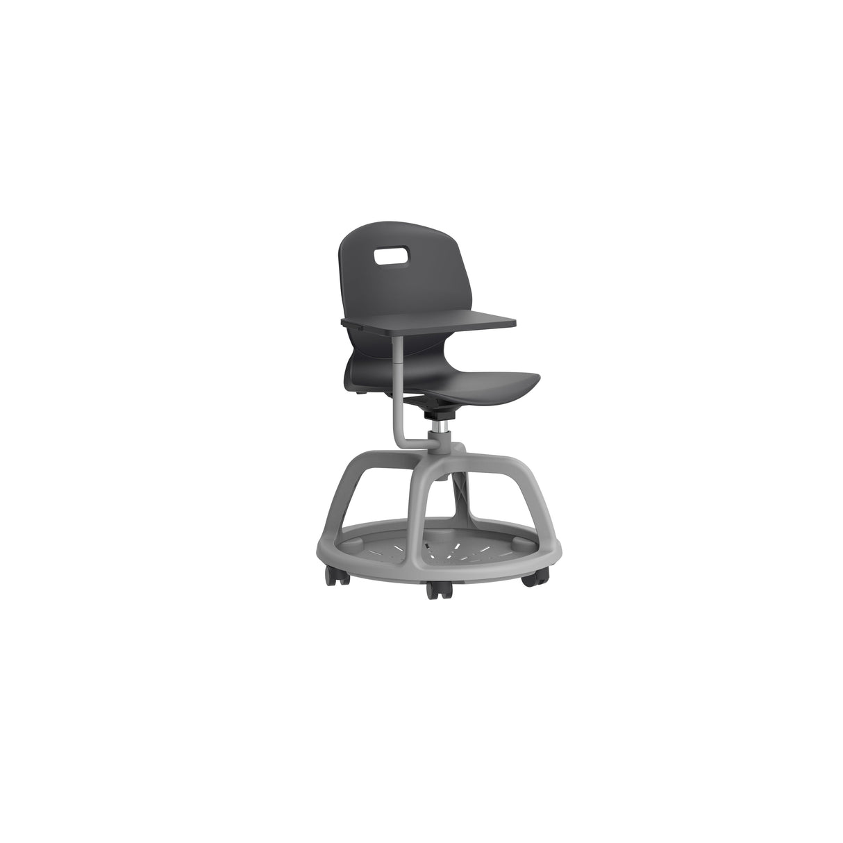Arc Community Swivel Chair with Arm Tablet