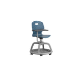 Arc Community Swivel Chair With Arm Tablet | Grey