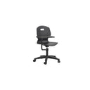 Arc Swivel Chair With Arm Tablet | Grey