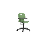 Arc Swivel Chair With Arm Tablet | Grey