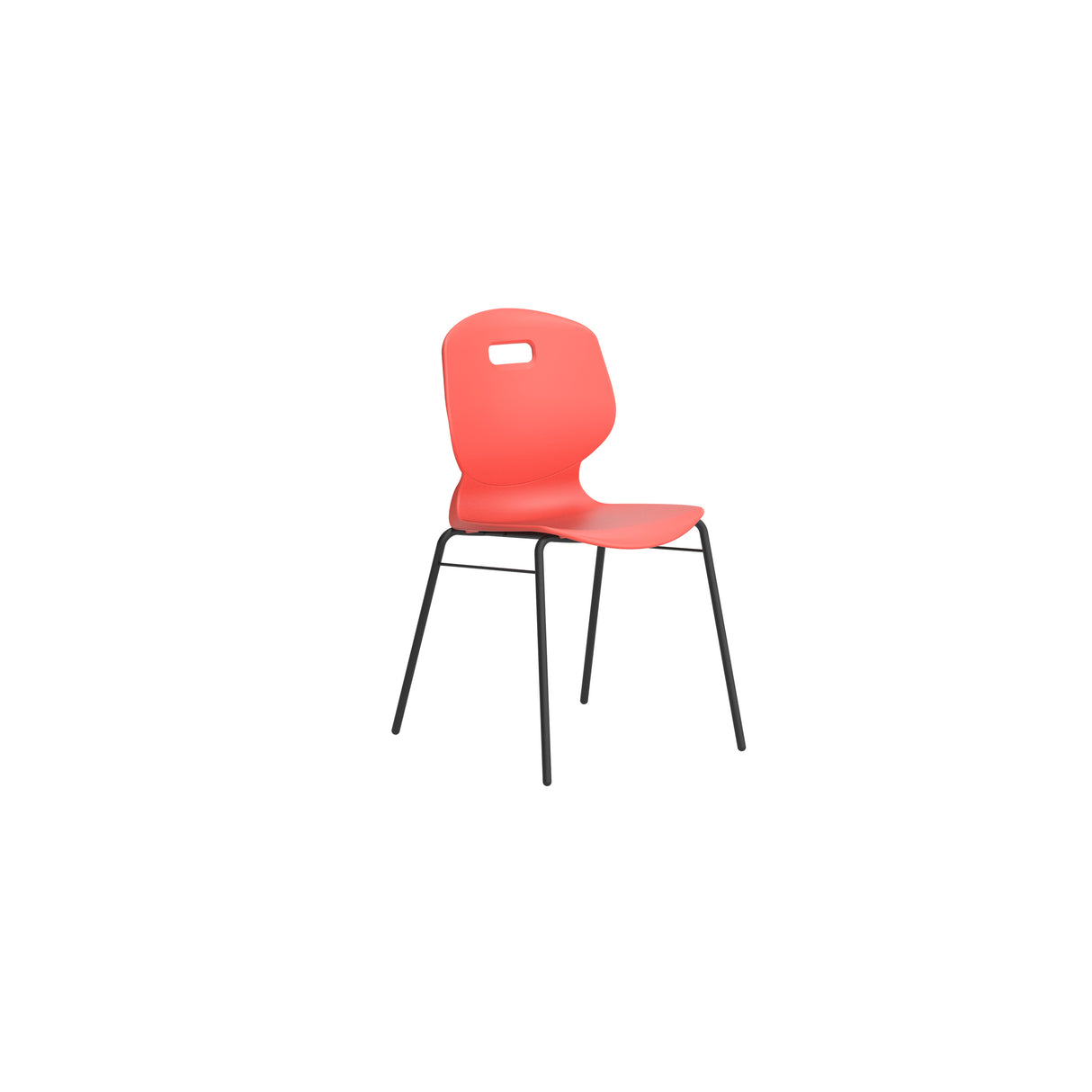 Arc 4 Leg Chair With Brace | Size 6 | Grey