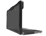 Protective Hard Shell case for Lenovo 100e/100w 3rd Gen Chromebook (2-in-1), 11.6 black/clear