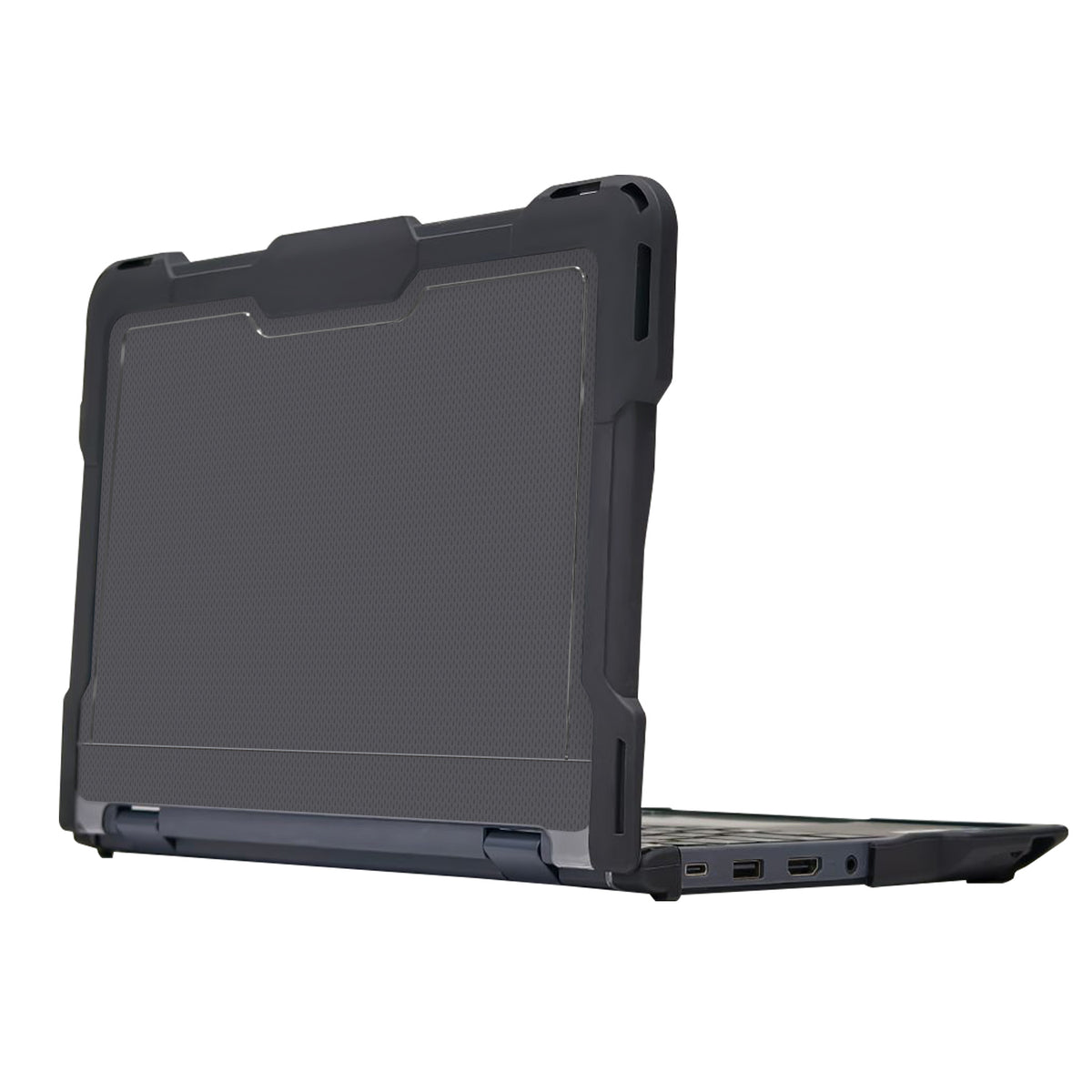Protective Hard Shell case for Lenovo 100e/100w/300e/300w 4th Gen & 300w 5th Gen, 11.6 black/clear