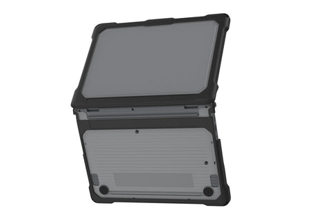 Protective Hard Shell case for Lenovo 100e 5th Gen, 11.6-12.2 black/clear