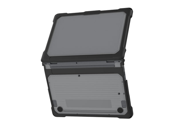 Protective Hard Shell case for Lenovo 100e 5th Gen, 11.6-12.2 black/clear