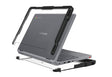 Protective Hard Shell case for Lenovo 500e 5th Gen, 11.6-12.2 black/clear
