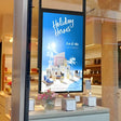 Allsee 55" Black Ultra High Brightness Handing Double-Sided Displays