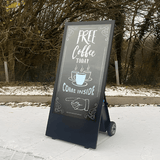 Allsee 43" White Outdoor Digital Batter A-Boards