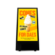 Allsee 43" Black Outdoor High Brightness Digital Batter A-Boards