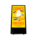 Allsee 43" Black Outdoor High Brightness Digital Batter A-Boards