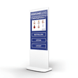 Allsee 50" White Freestanding PCAP Touch Screen Posters