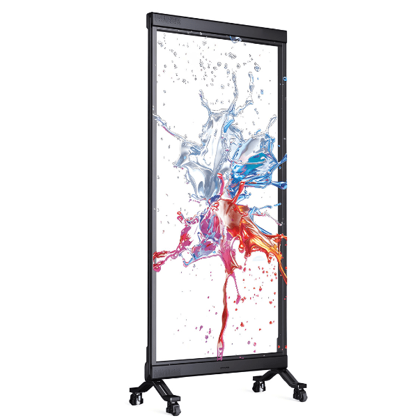 Allsee P3.9 100" Indoor Transparent DV-LED Freestanding Totems - 1x1 Column