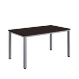 Fraction Infinity Rectangular Meeting Table  | 1400 X 800 | Anthracite/Silver