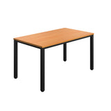 Fraction Infinity Rectangular Meeting Table  | 1400 X 800 | Beech/Black