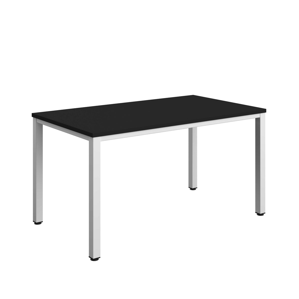 Fraction Infinity Rectangular Meeting Table  | 1400 X 800 | Black/White