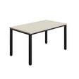 Fraction Infinity Rectangular Meeting Table  | 1400 X 800 | Grey/Black