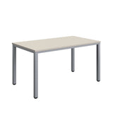Fraction Infinity Rectangular Meeting Table  | 1400 X 800 | Grey/Silver