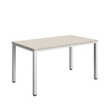 Fraction Infinity Rectangular Meeting Table  | 1400 X 800 | Grey/White