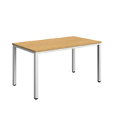 Fraction Infinity Rectangular Meeting Table  | 1400 X 800 | Sorano Oak/White
