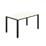 Fraction Infinity Rectangular Meeting Table  | 1400 X 800 | White/Black