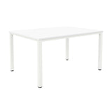 Fraction Infinity Rectangular Meeting Table  | 1400 X 800 | White/White