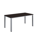 Fraction Infinity Rectangular Meeting Table  | 1600 X 800 | Anthracite/Silver