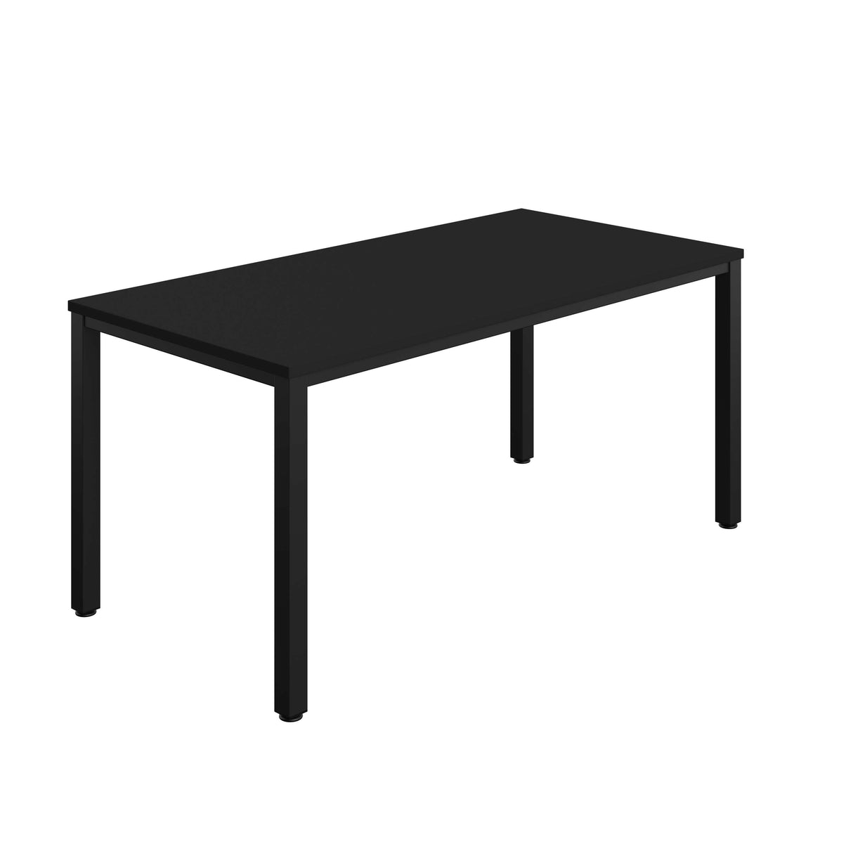 Fraction Infinity Rectangular Meeting Table  | 1600 X 800 | Black/Black