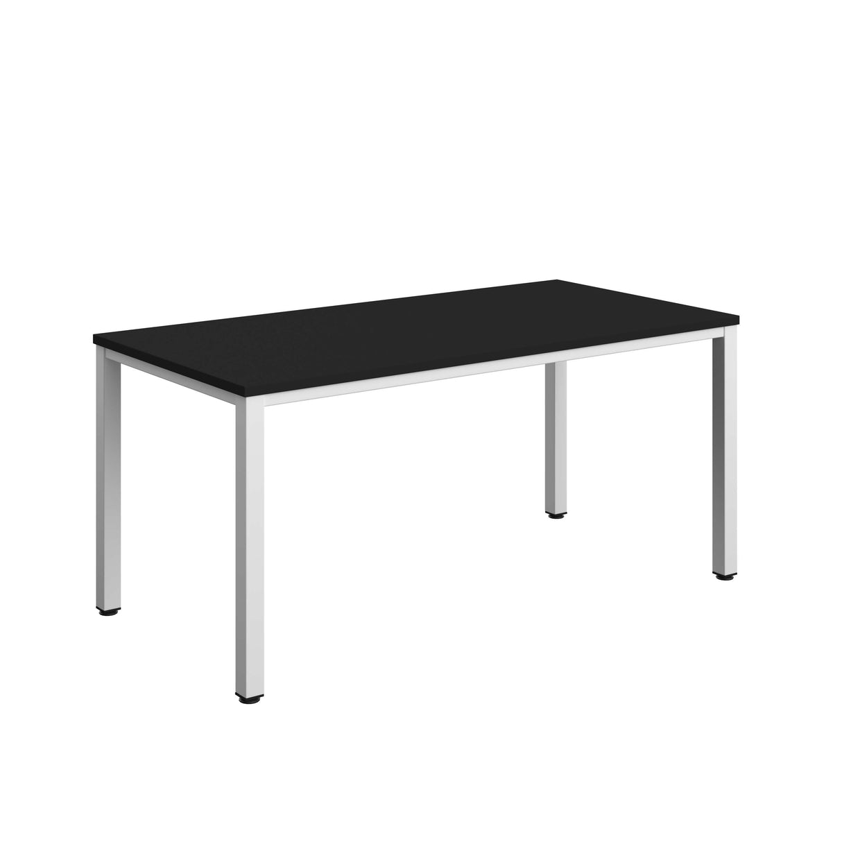 Fraction Infinity Rectangular Meeting Table  | 1600 X 800 | Black/White