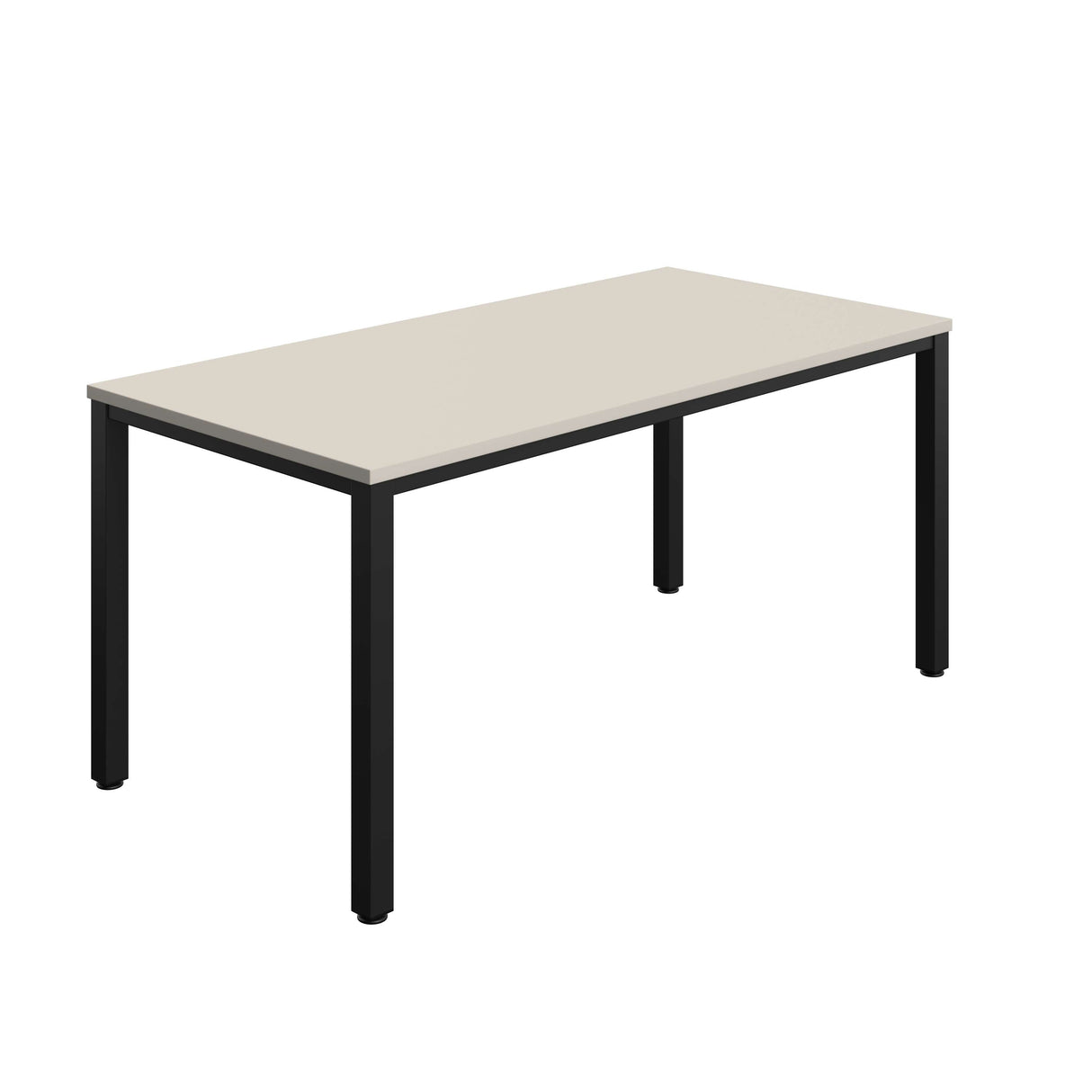 Fraction Infinity Rectangular Meeting Table  | 1600 X 800 | Grey/Black