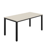 Fraction Infinity Rectangular Meeting Table  | 1600 X 800 | Grey/Black