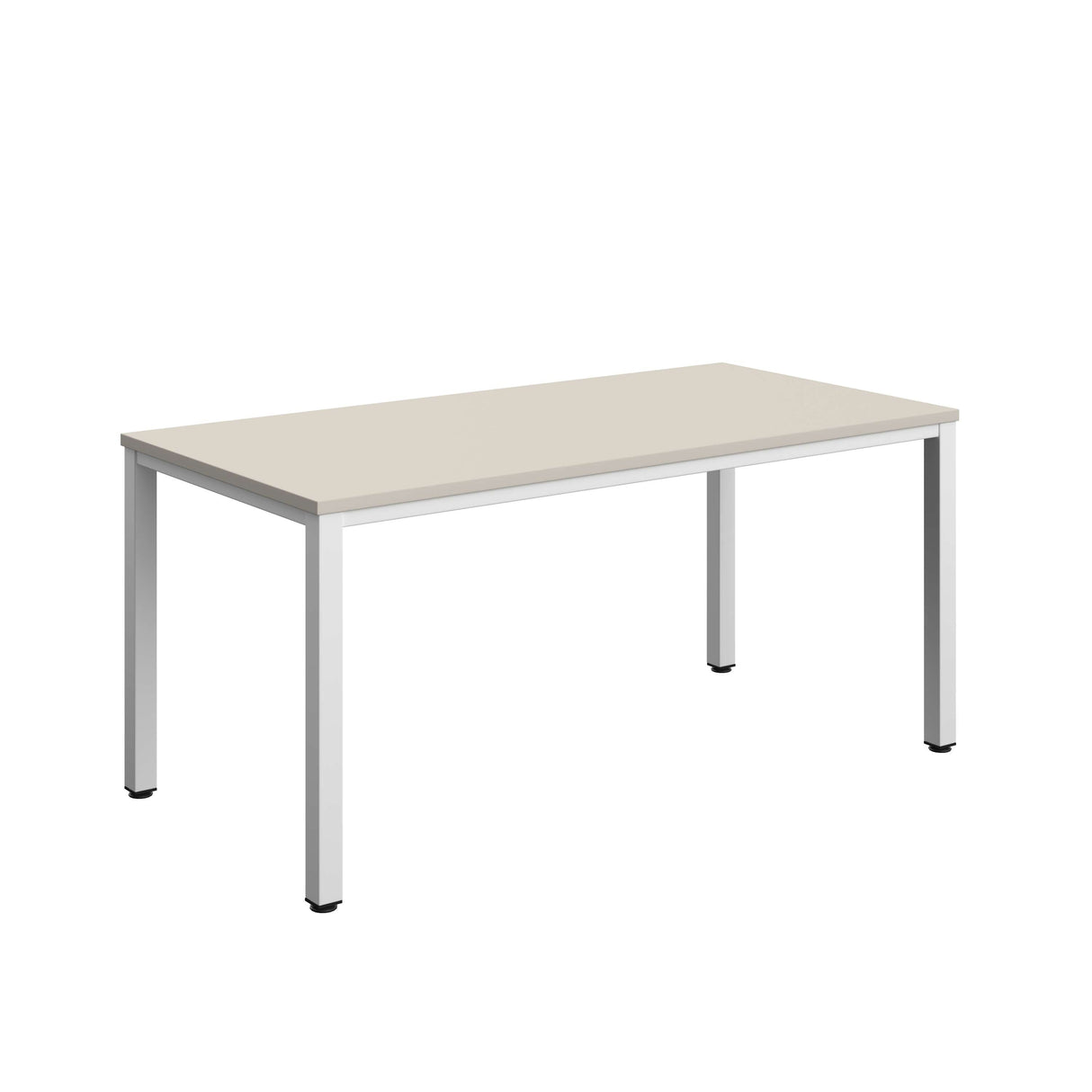 Fraction Infinity Rectangular Meeting Table  | 1600 X 800 | Grey/White
