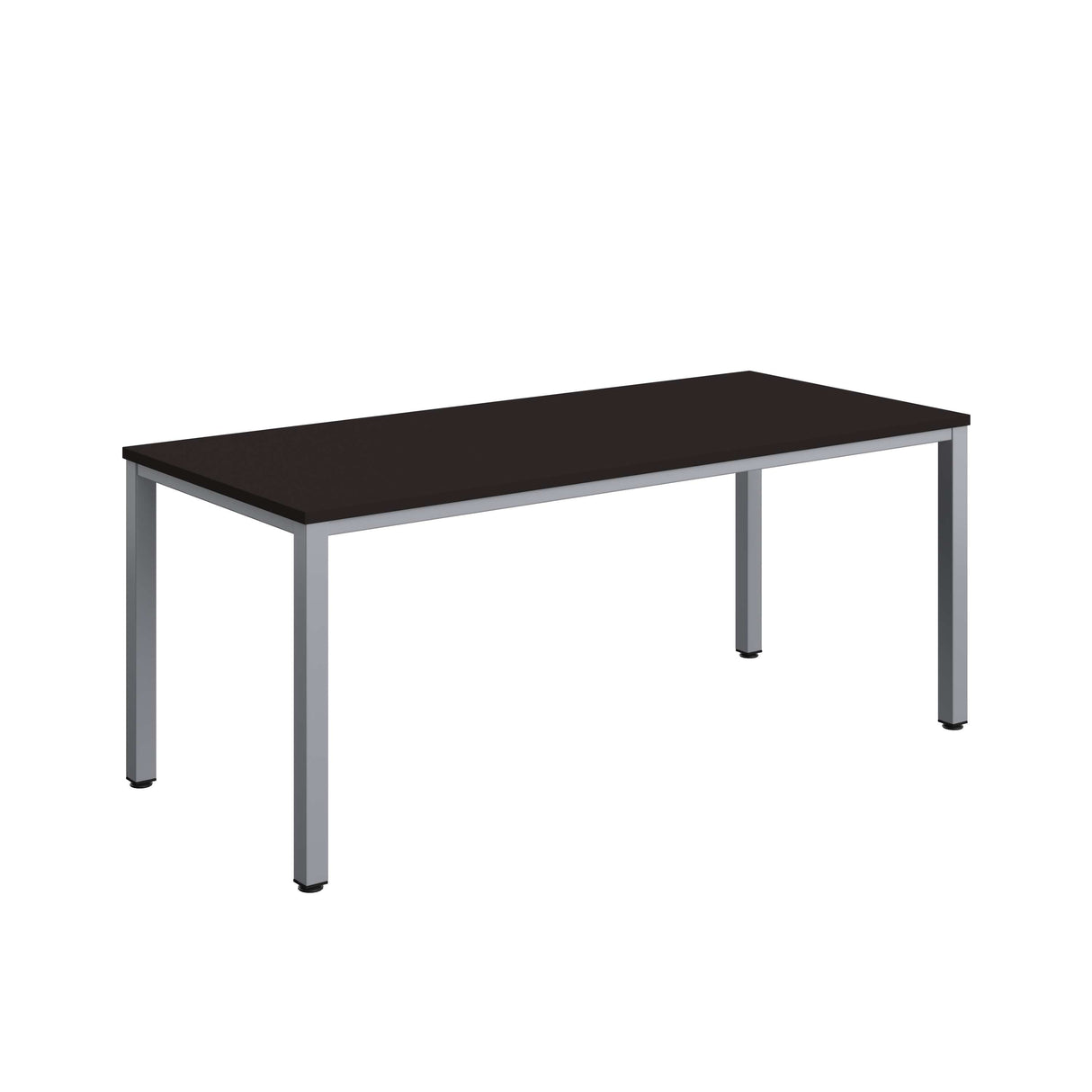 Fraction Infinity Rectangular Meeting Table  | 1800 X 800 | Anthracite/Silver