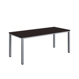 Fraction Infinity Rectangular Meeting Table  | 1800 X 800 | Anthracite/Silver
