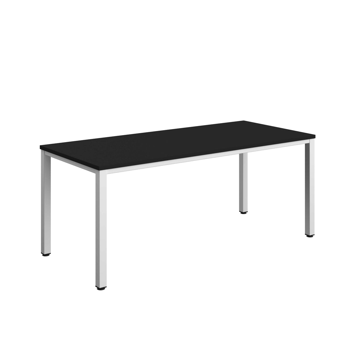 Fraction Infinity Rectangular Meeting Table  | 1800 X 800 | Black/White