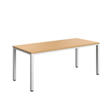 Fraction Infinity Rectangular Meeting Table  | 1800 X 800 | Ellmau Beech/White