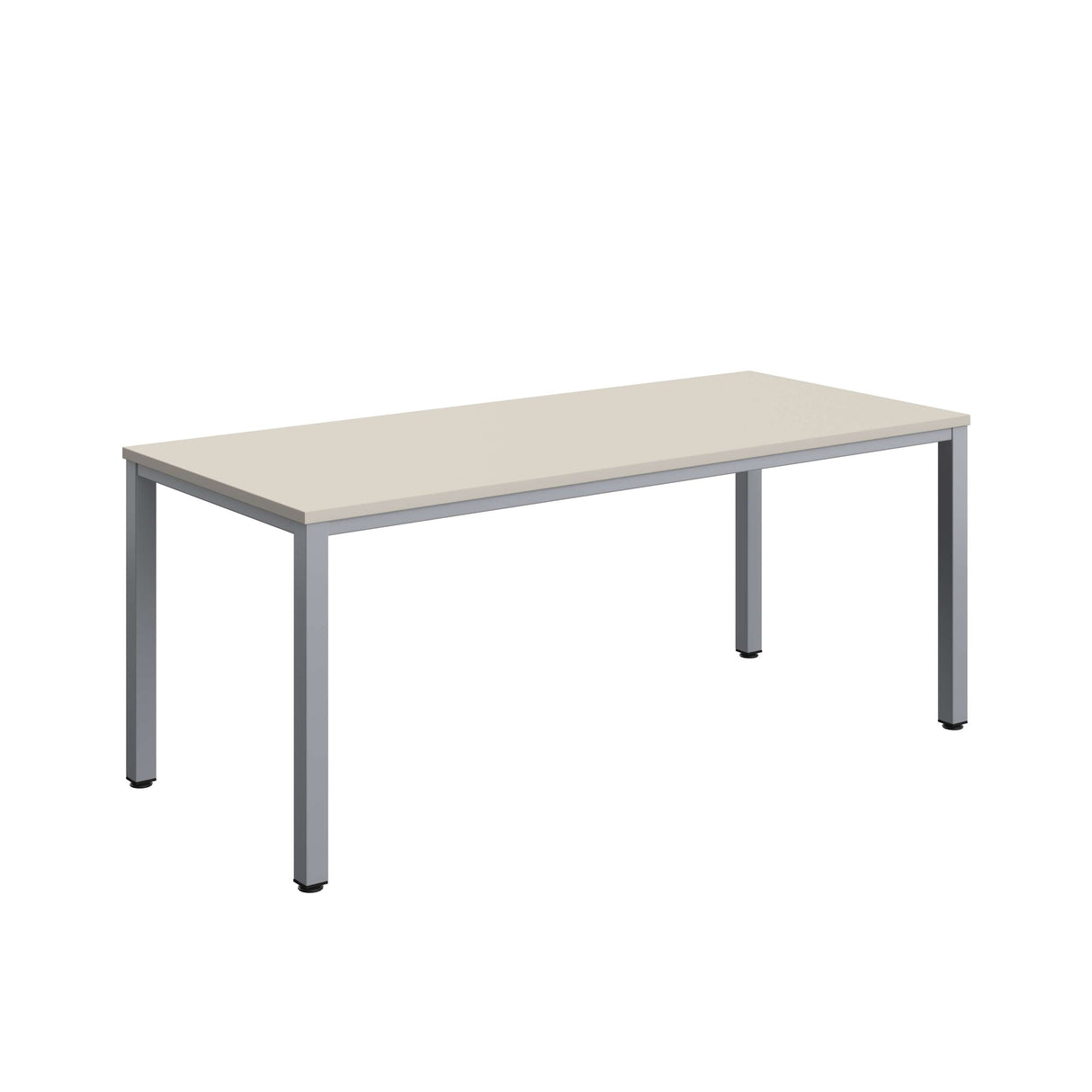 Fraction Infinity Rectangular Meeting Table  | 1800 X 800 | Grey/Silver