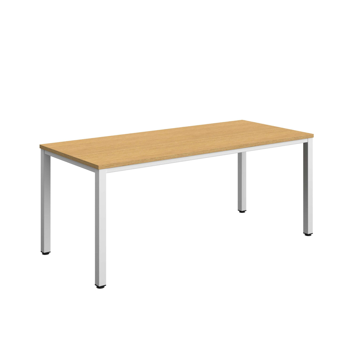 Fraction Infinity Rectangular Meeting Table  | 1800 X 800 | Sorano Oak/White