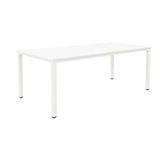 Fraction Infinity Rectangular Meeting Table  | 1800 X 800 | White/White