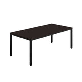 Fraction Infinity Rectangular Meeting Table  | 200 X 1000 | Anthracite/Black
