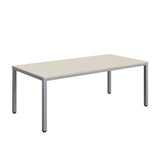 Fraction Infinity Rectangular Meeting Table  | 2000 X 1000 | Grey/Silver