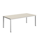Fraction Infinity Rectangular Meeting Table  | 2000 X 1000 | Grey/White