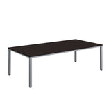 Fraction Infinity Rectangular Meeting Table  | 2400 X 1200 | Anthracite/Silver