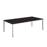 Fraction Infinity Rectangular Meeting Table  | 2400 X 1200 | Anthracite/White