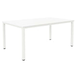 Fraction Infinity Rectangular Meeting Table  | 2400 X 1200 | White/White